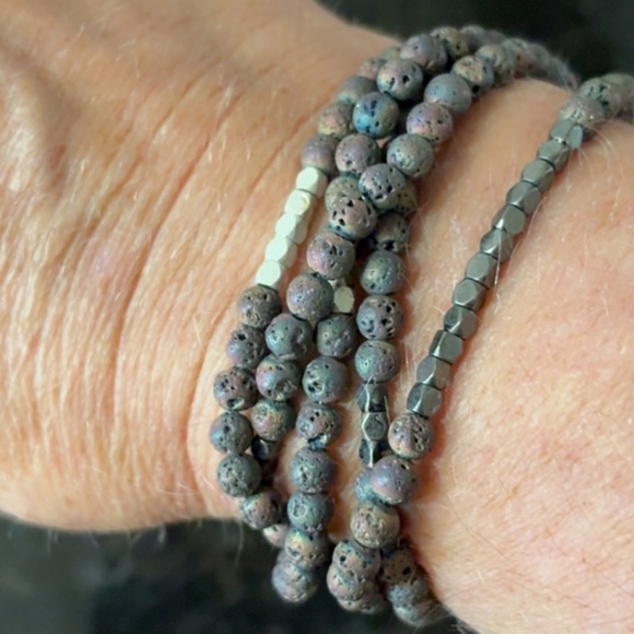 NEW Scout Midnight Rose Lava Wrap Bracelet & Necklace - Picture 14 of 15